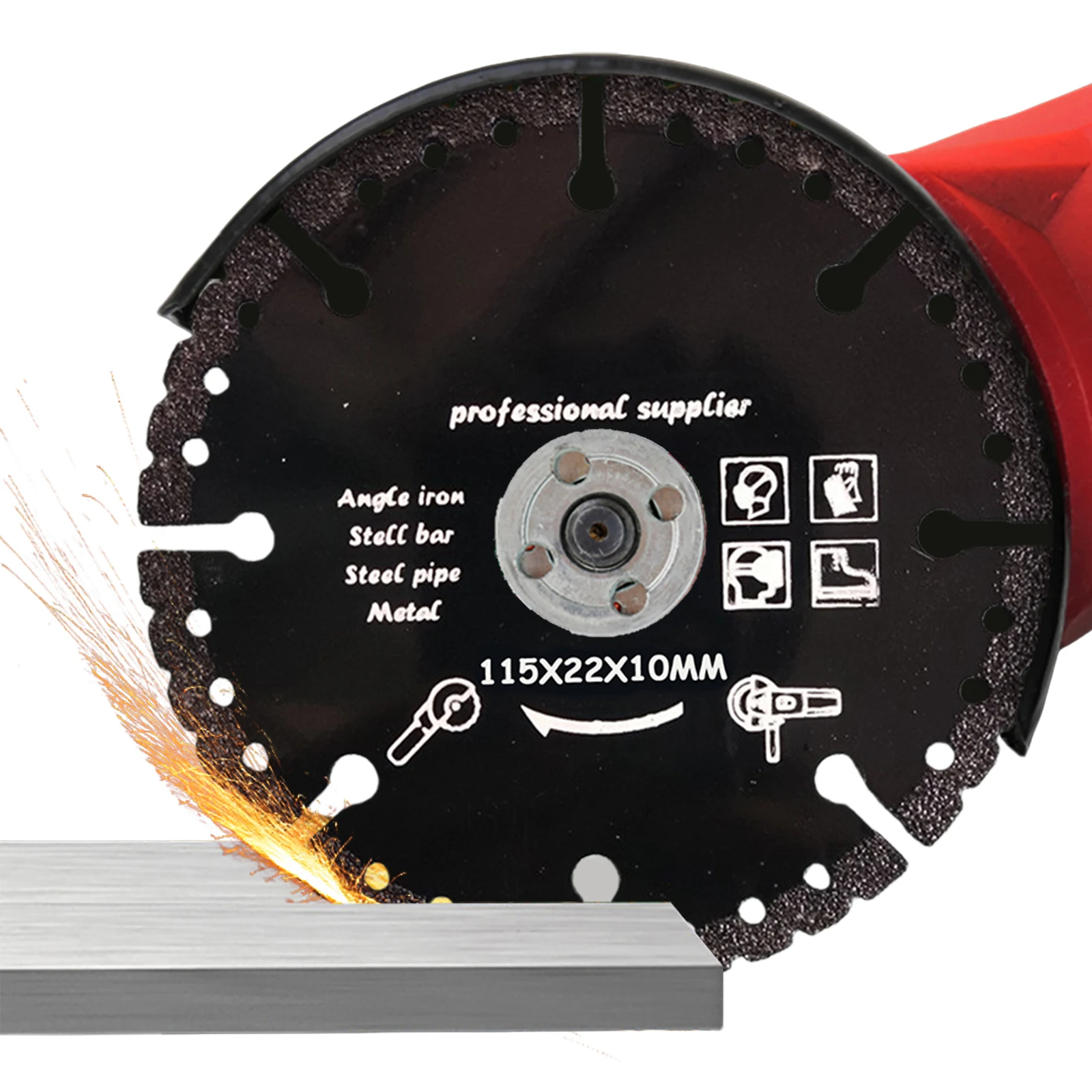 

3Pcs Diamond Multi-Purpose Saw Blades 1.3mm Thickness Diamond Cutting Discs for Metal Steel Concrete Stone Tile Porcelain