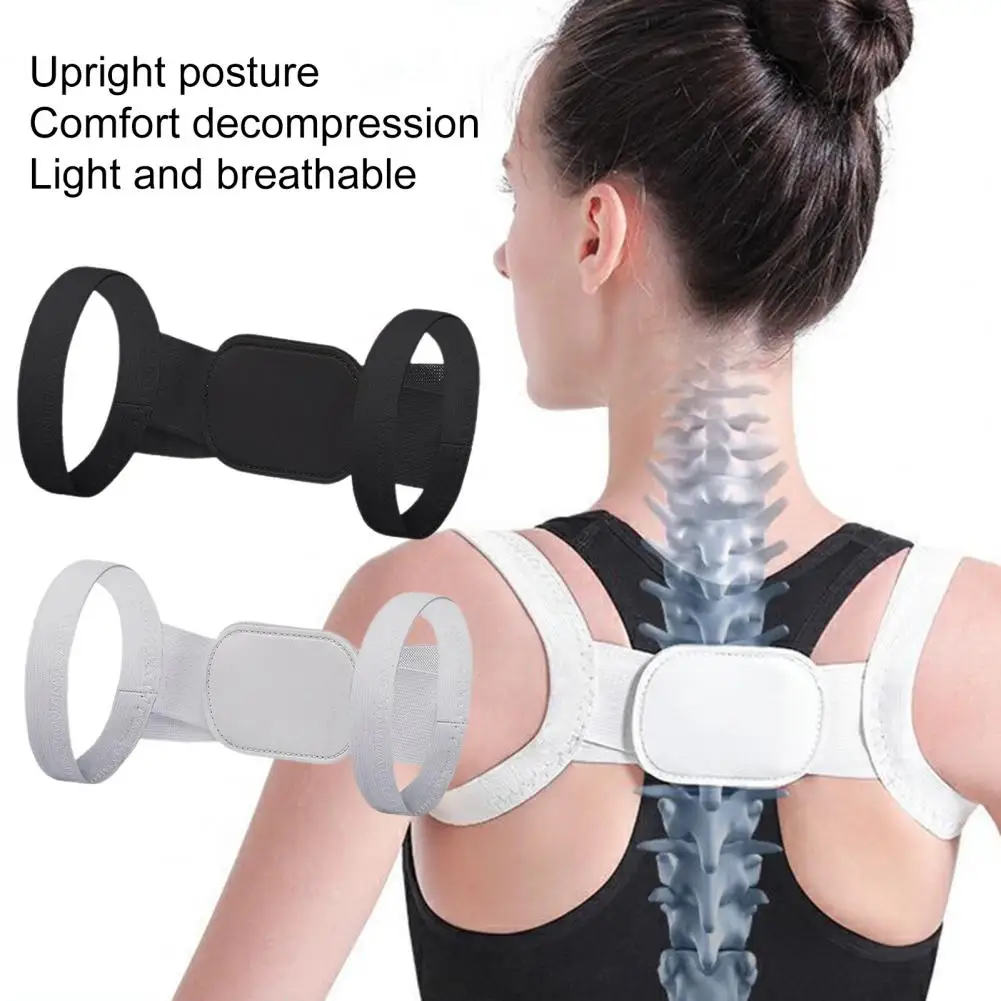 Shoulder Corrector Adjustable Ergonomic Design Breathable Unisex Shoulder Corrector Back Posture Corrector Belt for Men Women