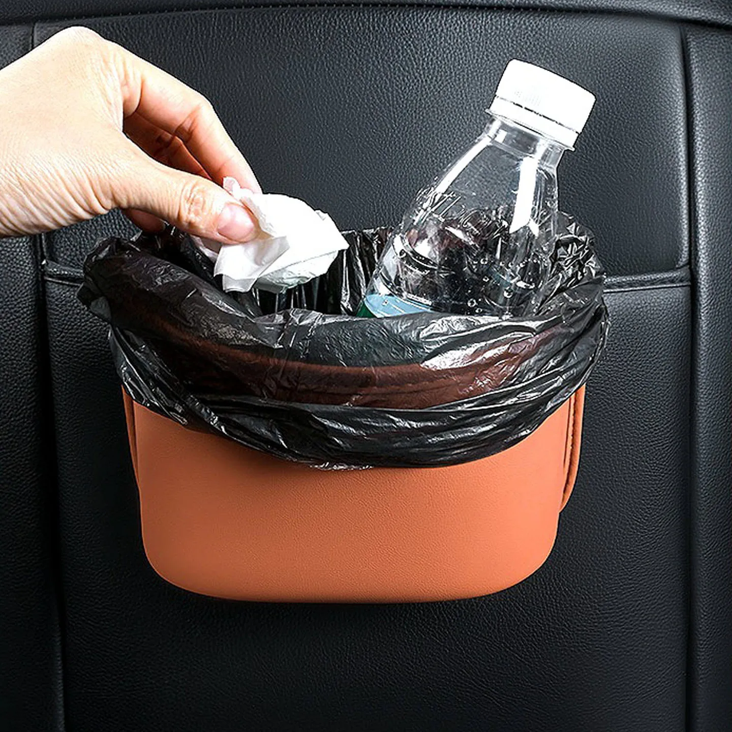 حقيبة جيب منظم السيارة لصندوق تخزين السيارة حقيبة جمع بطاقات الهاتف مفتاح لصق صندوق جيب تخزين السيارة ذاتية اللصق