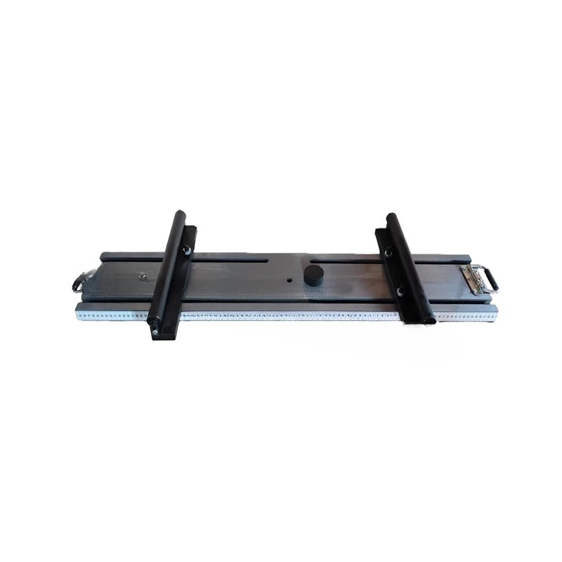 Test device for flexural strength of concrete curbs, flexural fixture for curbs
