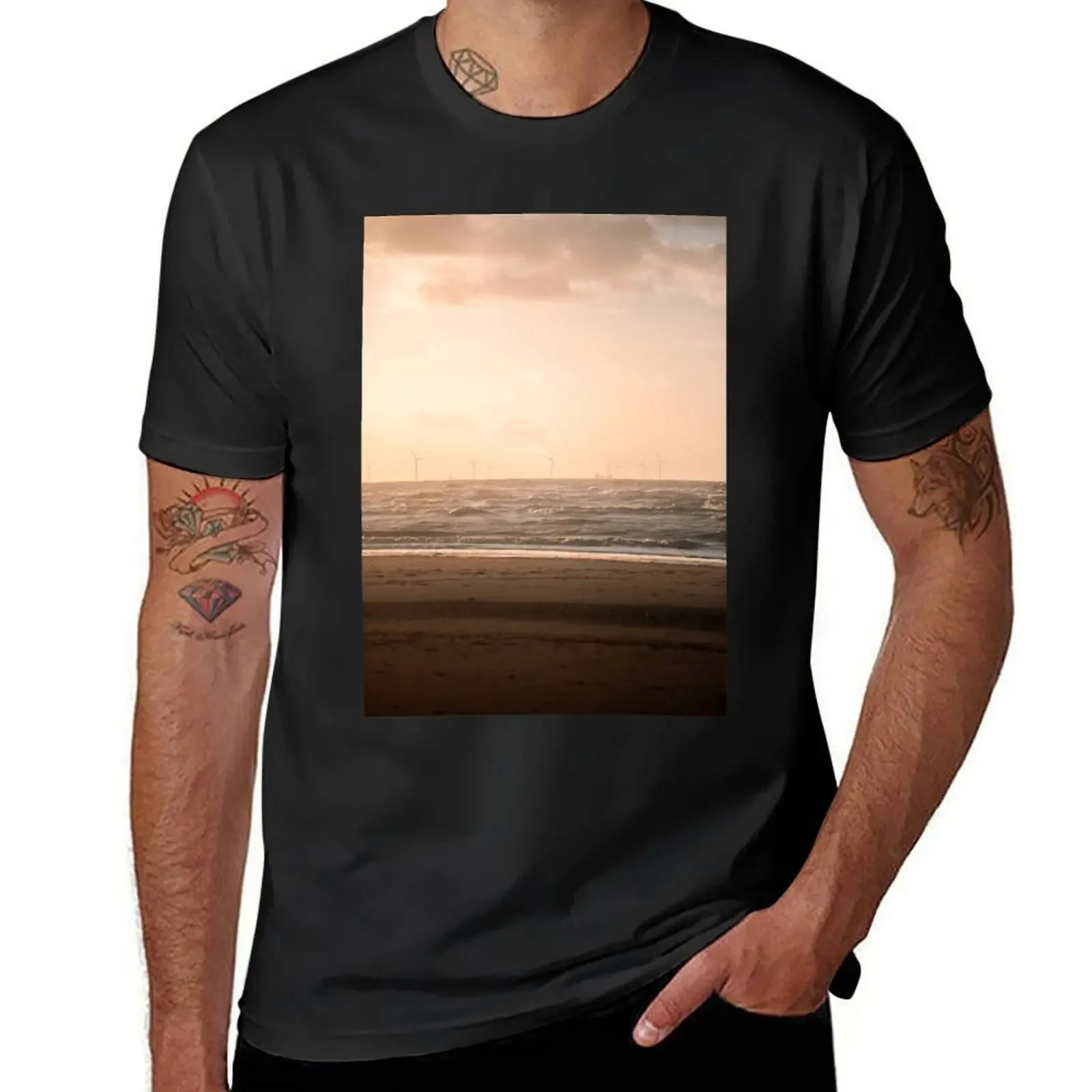 Formby Beach T-shirt oversizeds graphics tees customs funny t shirts for men