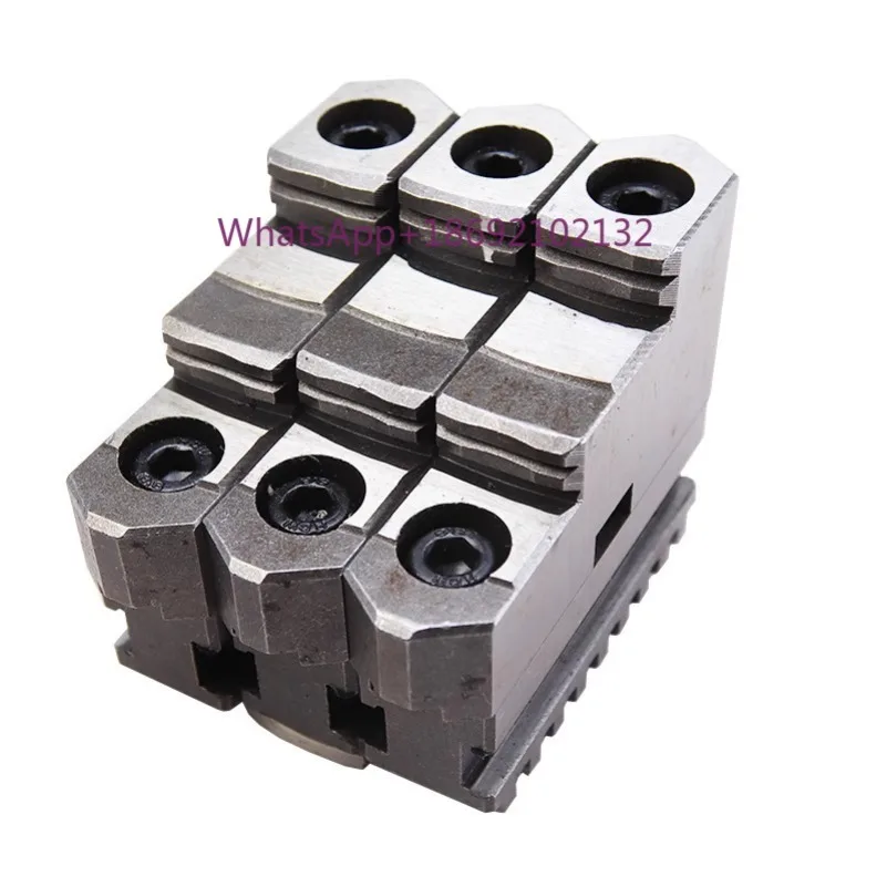 3-jaw Chuck Lathe Chuck Collet Lathe Manual Self Centering K11-200 200C Machine Tool Lathe Chuck Jaws Seperate Jaw,Movable Jaw