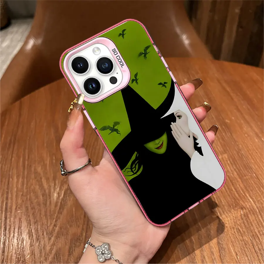 블랙 햇 그린 위치폰 아이폰 17에서 11 프로 맥스 플러스용