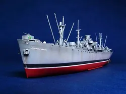 Trumpeter 1/350 Liberty Ship SS Jeremiah O'Brien Kit DIY Static Miniature Model Toys 05301 TH05380-SMT9