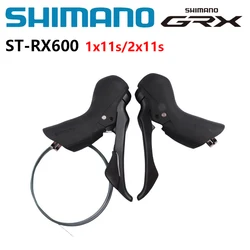 SHIMANO GRX ST-RX600 1x11s 2x11s Hydraulic Disc Brake Shifter DUAL CONTROL LEVER A Pair For Road Bike Original Shimano Bike Part