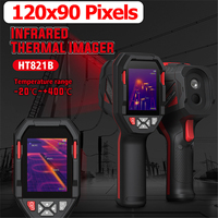 HT821B 120x90 Handheld Infrared Thermal Imager PCB Circuit Industrial Testing Repairs Pipeline Detection Tool Thermal Camera