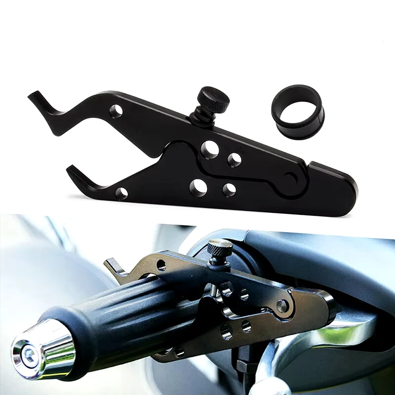 Motorcycle Cruise Control Throttle For Mb-Ot312-Bk High Grade Aluminum Lock Assist Retainer Universal Wrist Grip Fast shipping