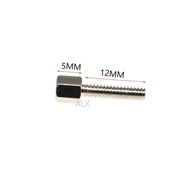 20Sets 5+12mm Hex Head Spacing Screws With Nut Standoff Spacer 5mm+12mm For D-Sub Vga Db9 Db15 Db25 Rs232 Com Serial Connector