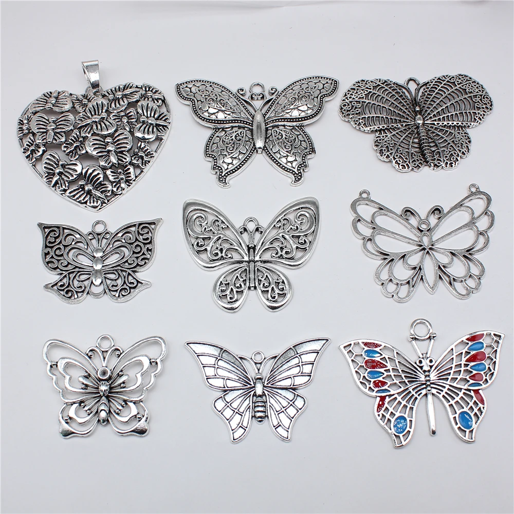 1pcs Big Size Butterfly Charms Pendant For Women Pendant & Necklace Jewelry Making