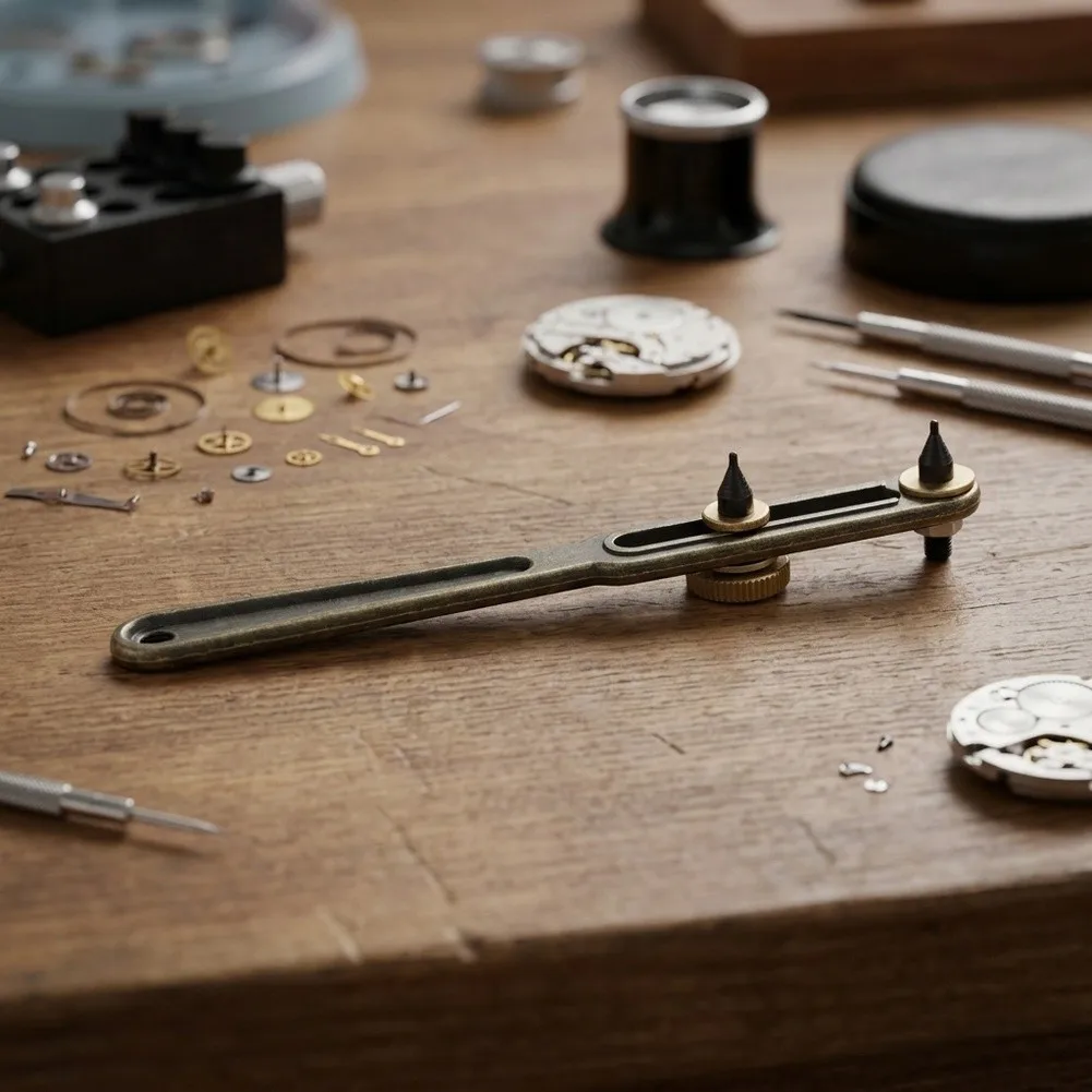 Hand Tool for bronze Opener Approximate Dimensions 14.6*1.7*2.5cm 50mm Tool Adjustable Tool For Watches Pin Tip Diameter 1.6mm