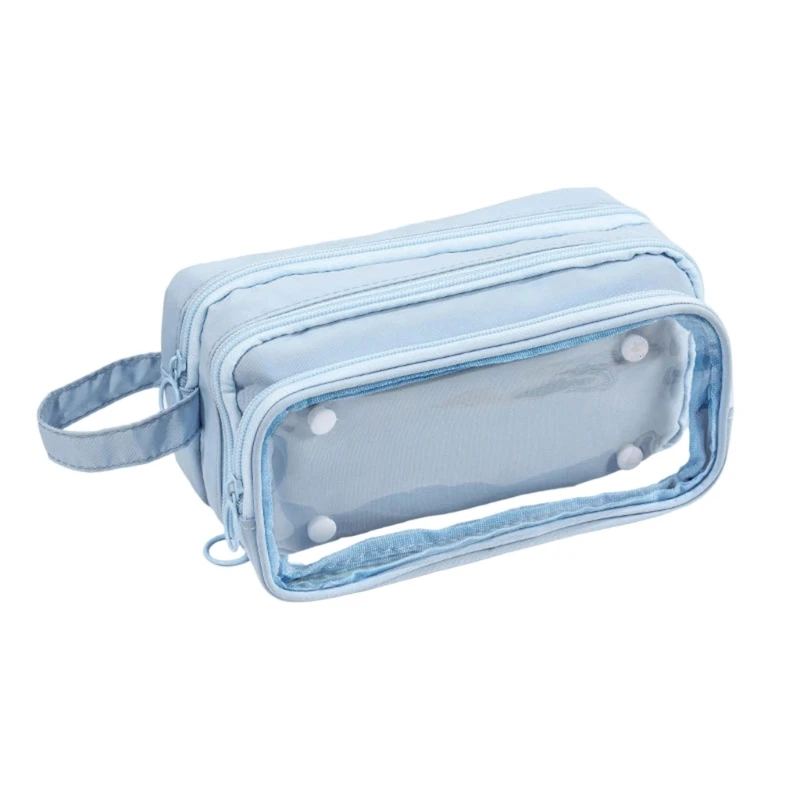 حقيبة قلم رصاص عالية السعة متعددة المقصورة قلم رصاص القلم القلم القلم منظمي قلم القلم.