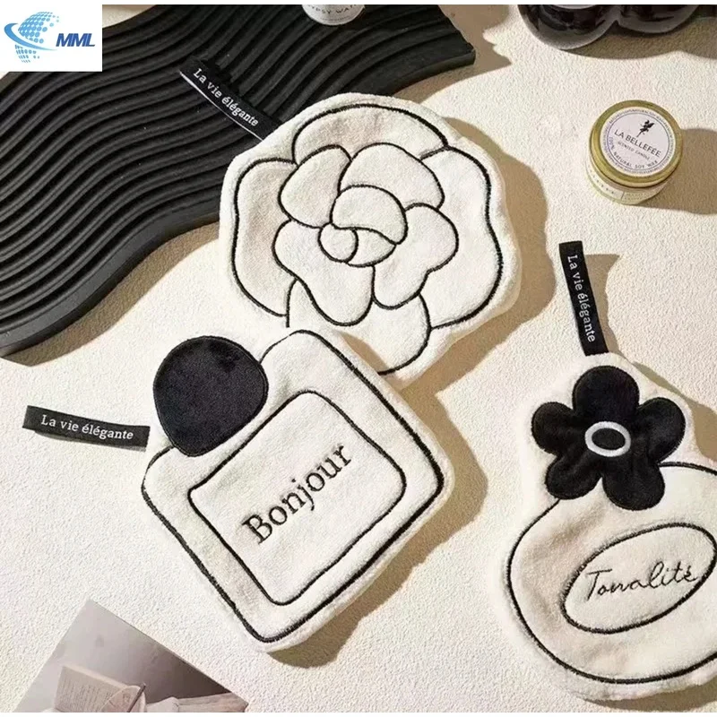 

Мягкое двухслойное утолщенное подвесное полотенце для рук, приятное для кожи - быстросохнущее впитывающее полотенце для лица, для кухни и ванной комнаты, двойного назначения