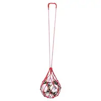 Youth Football Self Trainer Kick Net Pocket Professional Outdoor Sport Nylon Net Basketball Bag Solid Mesh Soccer Ball Carry Bag 5