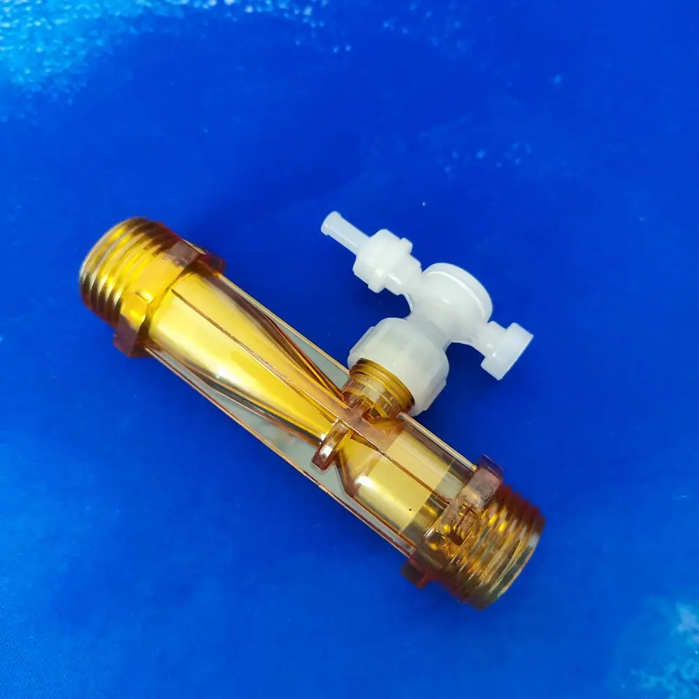 1/2“ PVDF Venturi Injector with Valve for mixing Ozone and water Ozone Proof Venturi Tube Air and Water Mixer HL-ZT XinOzone
