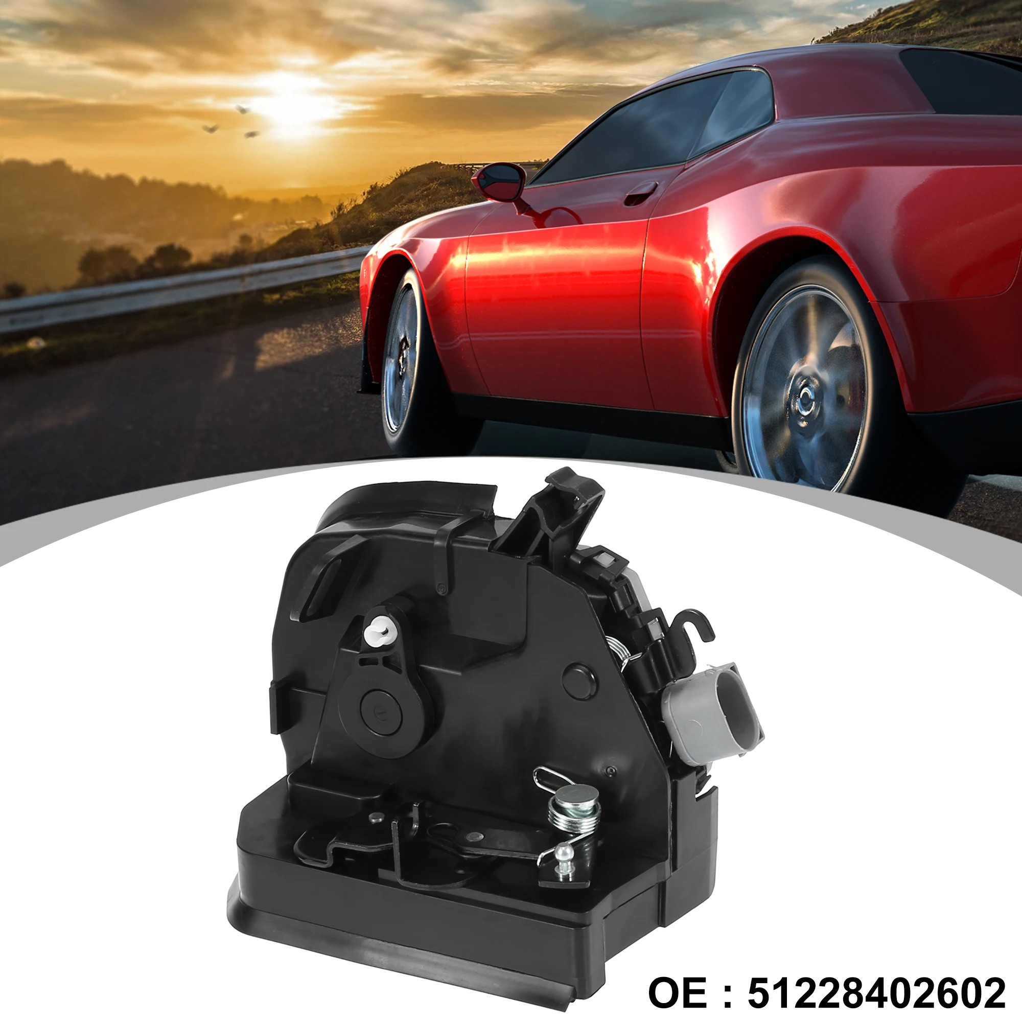 

X Autohaux Car Rear Right Replacement Door Lock Actuator 7 Pins 51228402602 for BMW X5 2000-2006 Auto Accessories