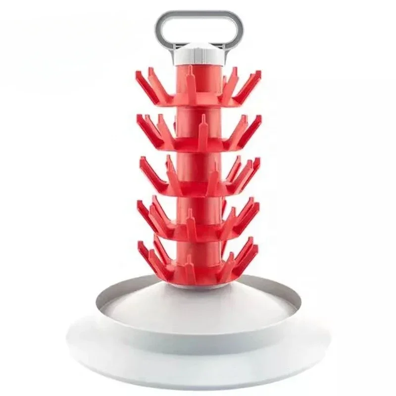 

For 45 Bottles Home Brew Beer Bottle Tree Drainer and Drying Rack with Handle Home Beer & Wine Bottling Accessories Home Brew