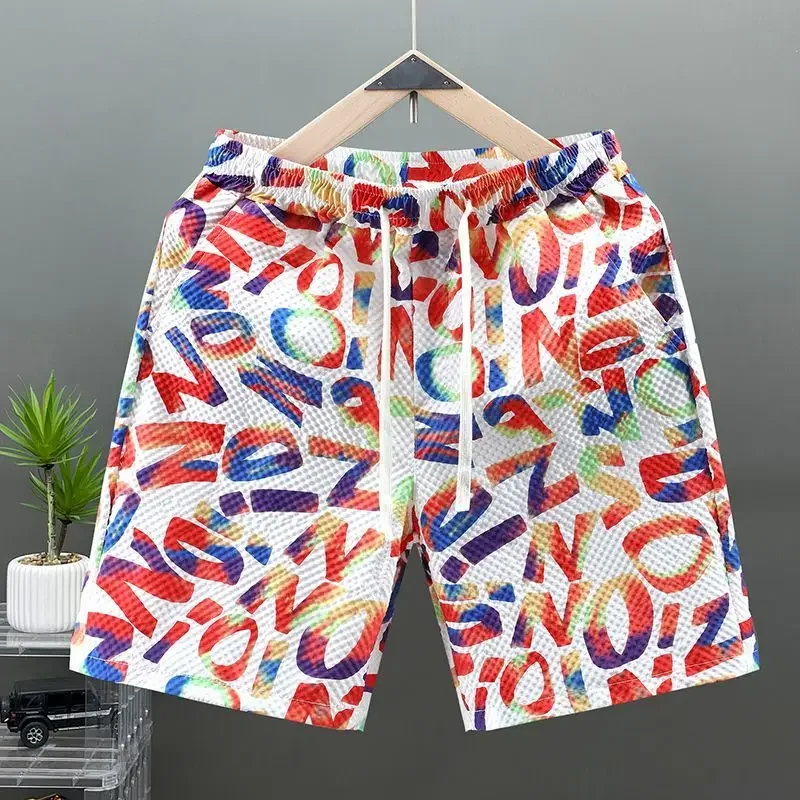 

Мужские пляжные шорты с карманами на шнурке, мешковатые широкие свободные быстросохнущие мужские шорты, популярные предложения, незаменимые, без логотипа, повседневные