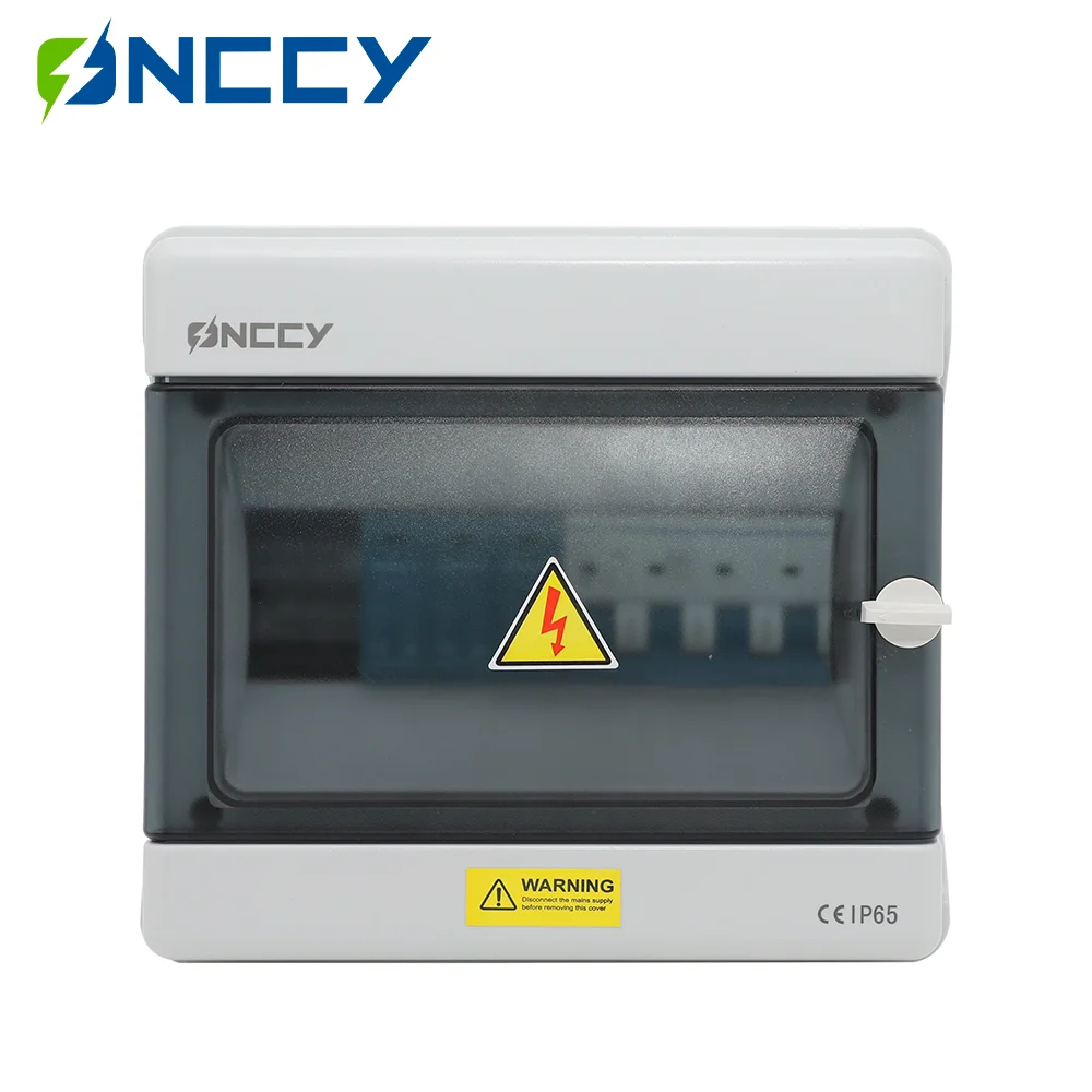 ONCCY Solar photovoltaic PV Combiner Box 2 input 1 out DC 600V SPD MCB Waterproof Box IP65 Wholesale