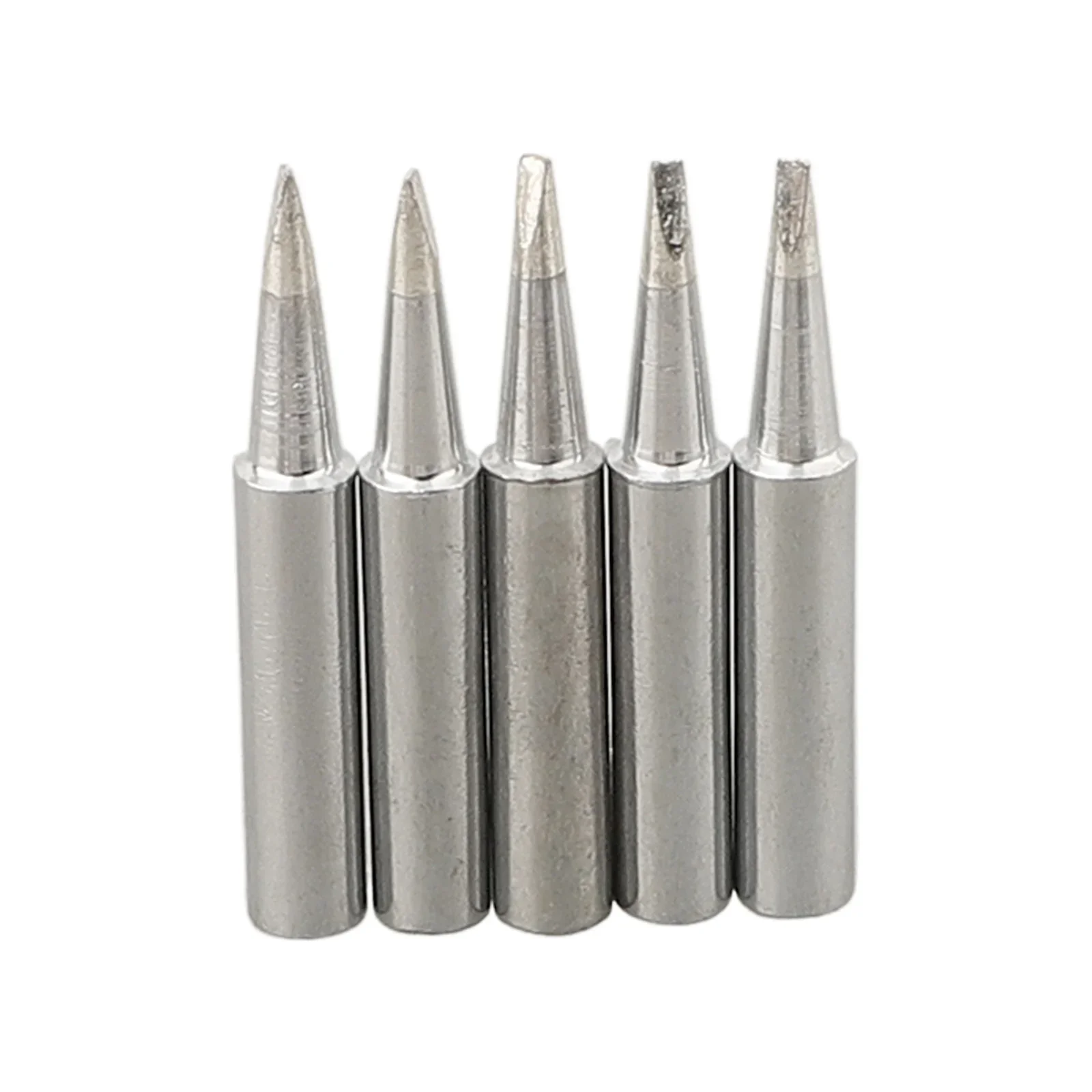 

5PCS Soldering Iron Tip 200~480℃ 900M-T Soldering Tip Copper Soldering Iron Tips Electric Welding Solder Repair Tools