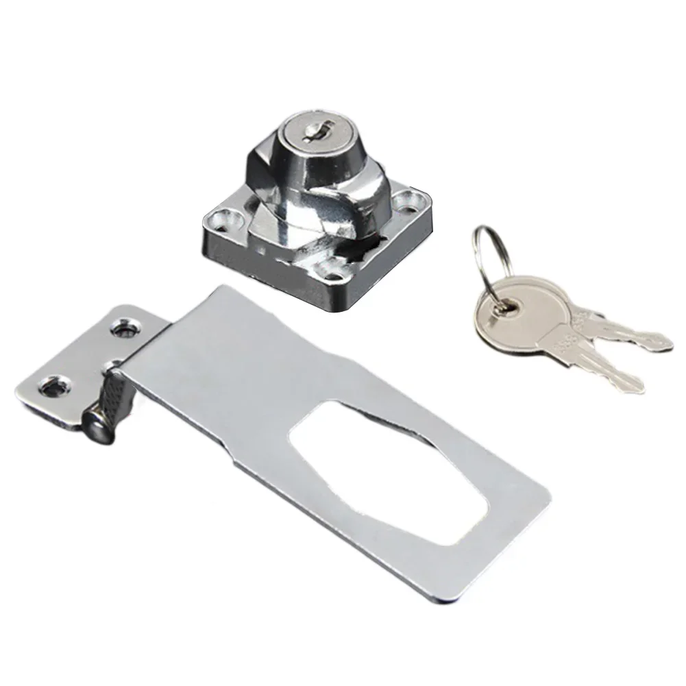 For Cabinets Wardrobe Security Refrigerator Lock Home Security Furniture Lock Silver Integrated Knob Mechanism