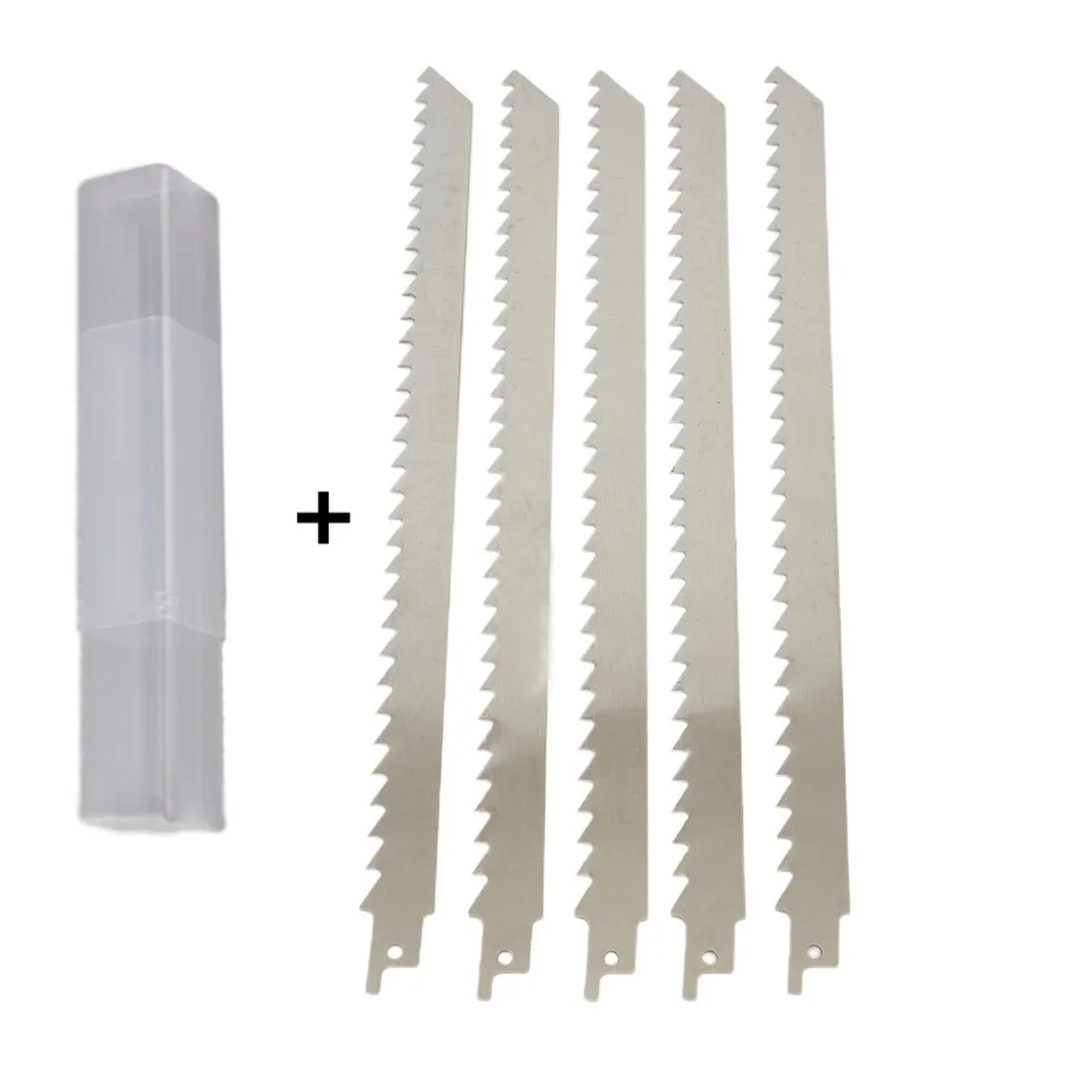 300mm Reciprocating Saw Blade for Cutting Ice, 5PCS Set, Made of Stainless Steel, and Lightweight  300mm Reciprocating