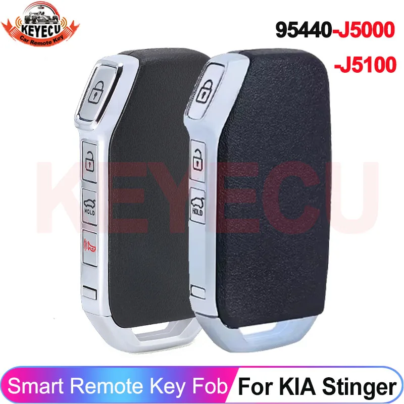 KEYECU 95440-J5000 95440-J5100 para KIA Stinger 2017 2018 2019 2020 2021 sin llave Go TQ8-FOB-4F15 llave de Control remoto ID47 433MHz