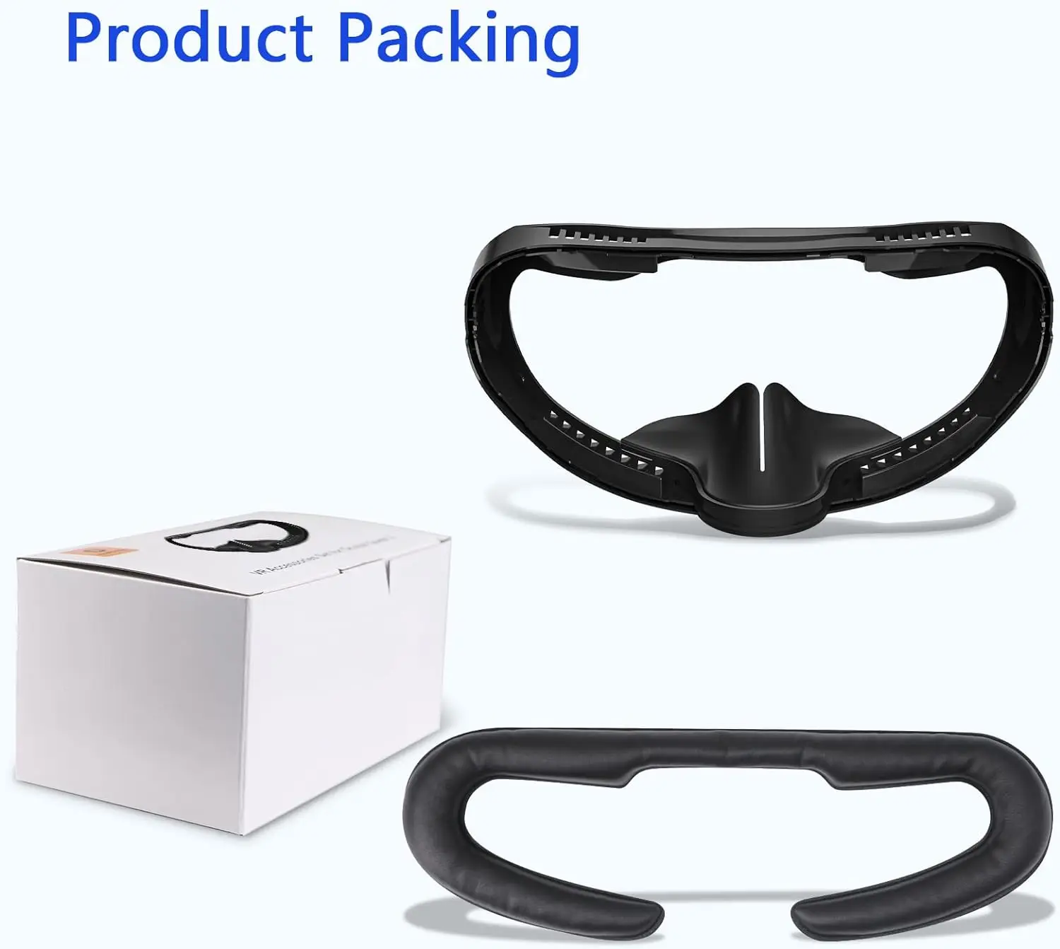 Kompatibel mit dem Austausch der PlayStation VR2-Gesichtshalterung; VR PU-Leder-Gesichtsschnittstellen-Pad-Schutz für PSVR2 – Detail 7