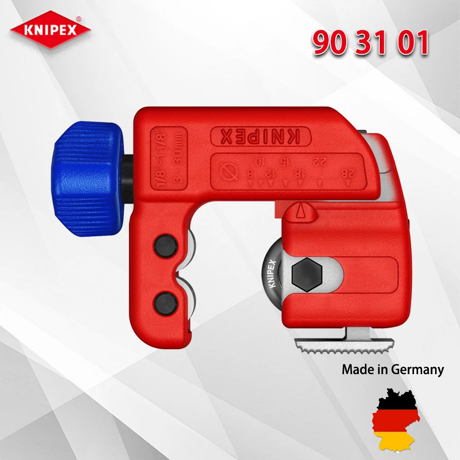 

KNIPEX TubiX S Mini Pipe Cutter for Pipe Cutting in the Tightest Spaces Quality Water Tube Cutters 903101