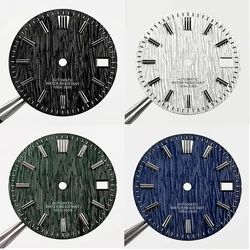 NH35 29mm Black Blue White Green Watch Dial For NH35 Movement Watch Faces Replacement Parts