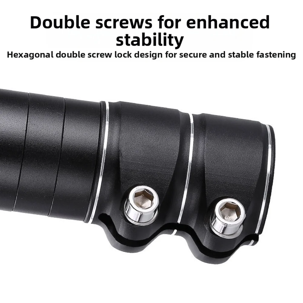 

124mm 135mm Adjustable Mountain Bike Handlebar Riser Stem Extender Aluminum Alloy Bike Stem Extender Bicycle Accessories