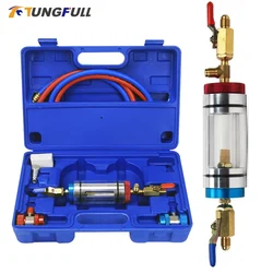 Automotive Air Conditioning Refrigerant Oil Analyzer Refrigeration Oil Filler Automotive Air Conditioning Compressor Oil Filter