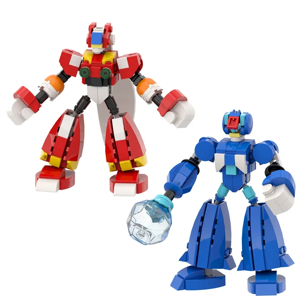 MOC Sc-fi Anime Mech Warriors Building Blocks Set Robots with Learning Ability Model Creativity Bricks Toys Kids Birthday Gift