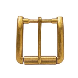 59*58MM (INNER 40 MM) Heavy duty sturdy Antique Brass Single Prong Roller Belt Buckle Replacement Fits 40mm Belt Strap