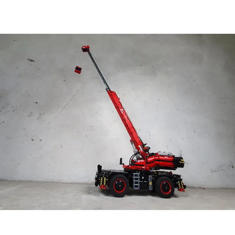 MOC-68437RC Gru per Terreno Ruvido AssemblaggioBuilding Blocks Modello3596Building Blocks Zero MOC Creativo Per Bambini Compleanno Building Blocks