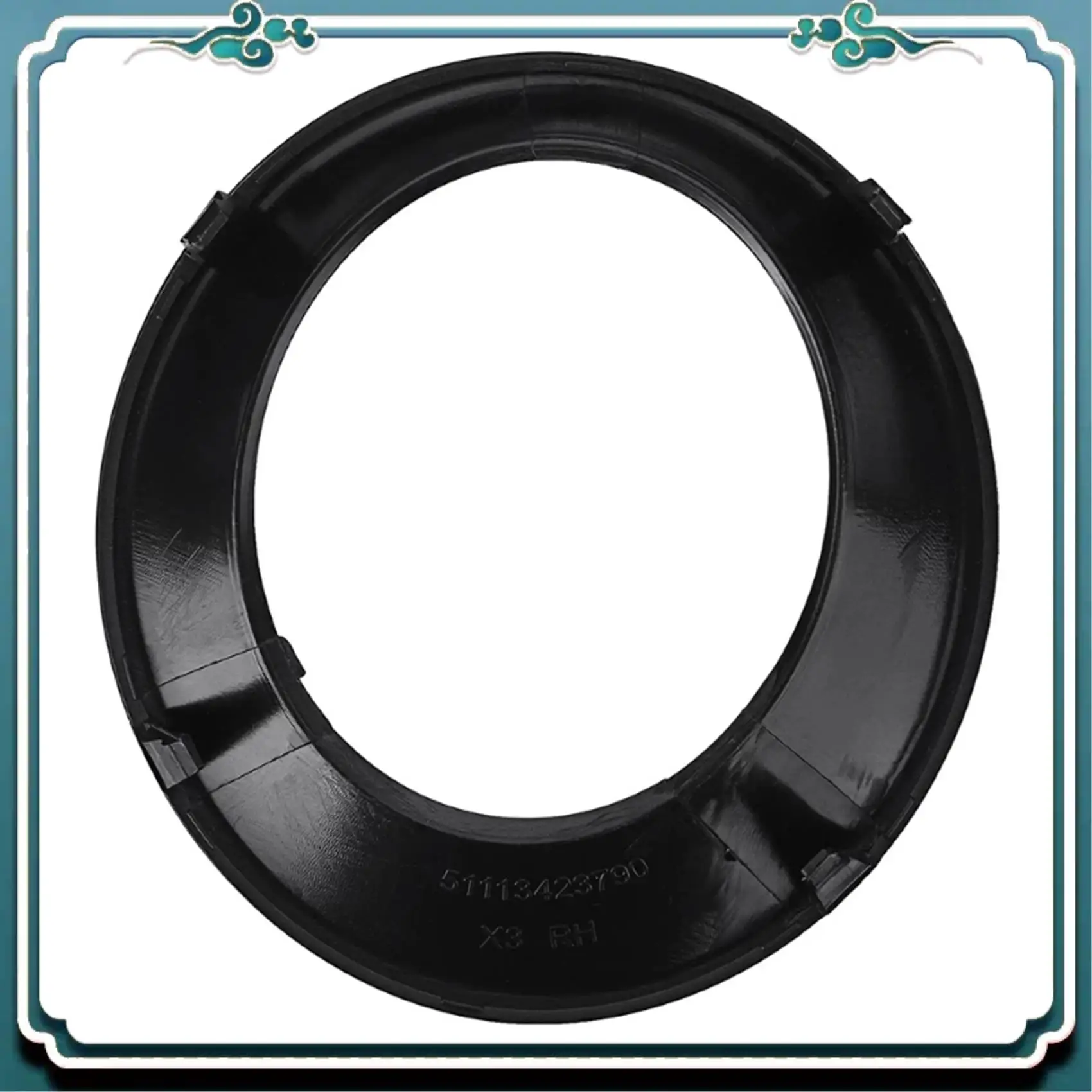 

Премиум 2 шт. крышка лампы грунтованная черная противотуманная фара накладка на фару дальнего света для BMW X3 E83 LCI 2007-2010