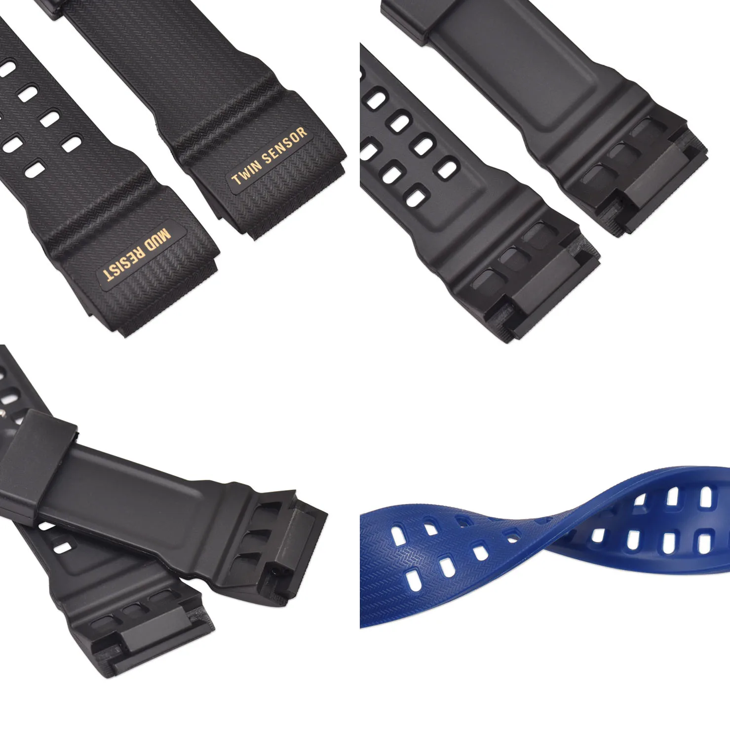 حزام ساعة مطاطي مموه لساعة كاسيو جي شوك GG-1000 GWG-100 GSG-100 سوار راتينج رياضي يحل محل حزام الساعات المقاوم للماء مع أداة