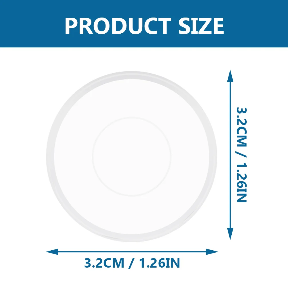 20 Stück runde Pilz-Loch-Binder, Mini-Notizbuch, Büroklammer, Abs-Ringe, lose Blätterbindung