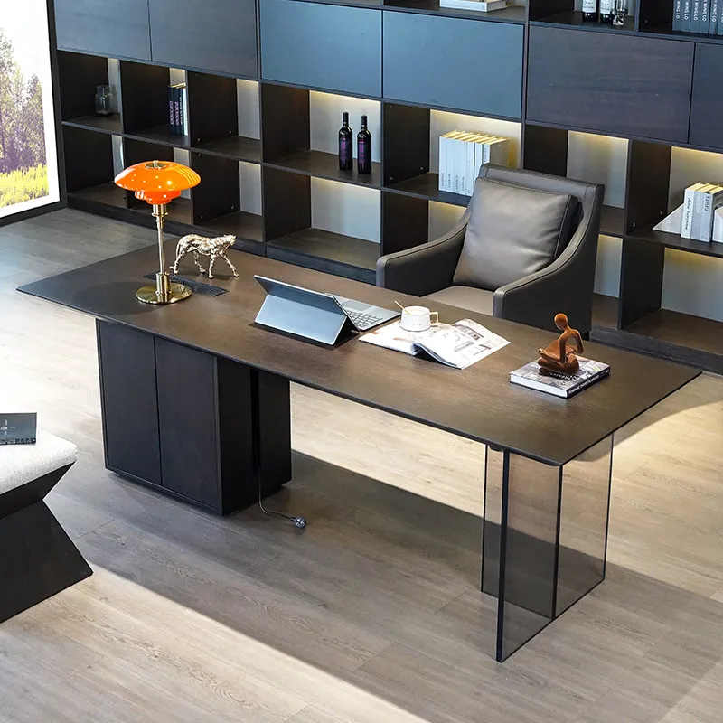 

Минималистичный компьютерный офисный стол, компактный, удлиненный, для работы стоя, в скандинавском стиле, современная коммерческая мебель для офиса