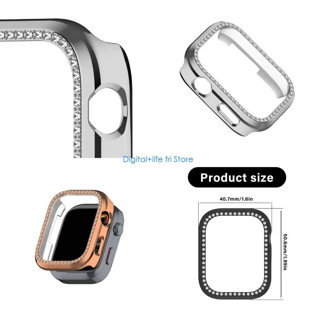 E06D Single Row Decoration Smartwatch Case for Dedicated Dustproof Easy Installation