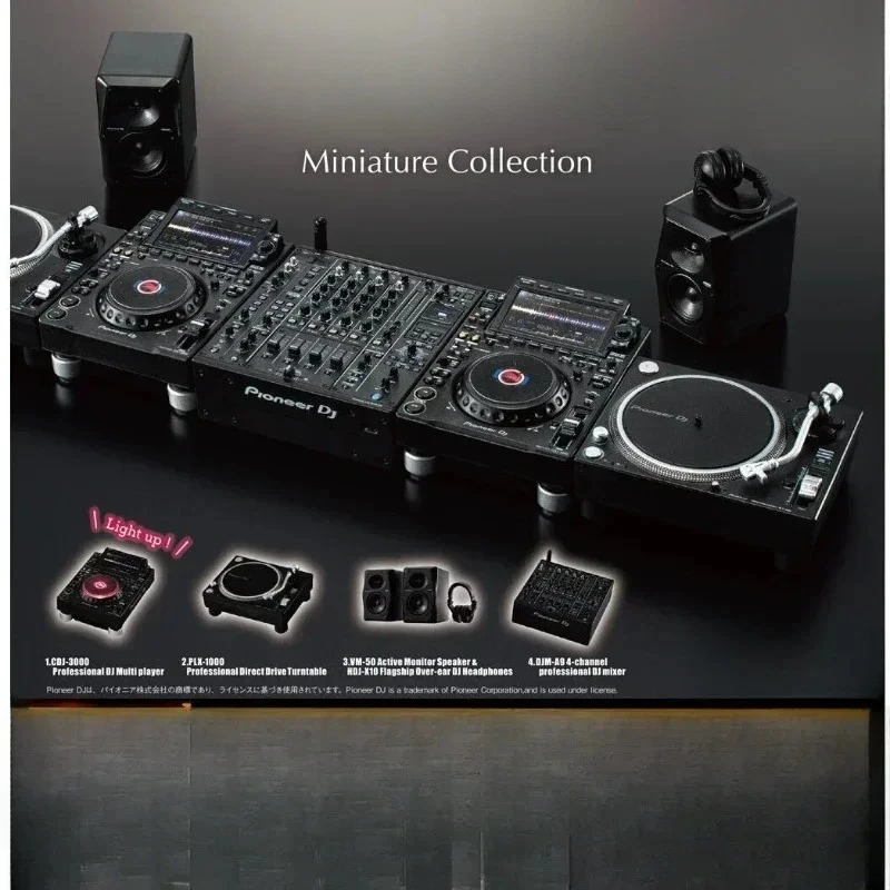 Pioneer DJ Controller Model,Pioneer DJ Audio Equipment Miniature Model,Mixer CD Player Keychain