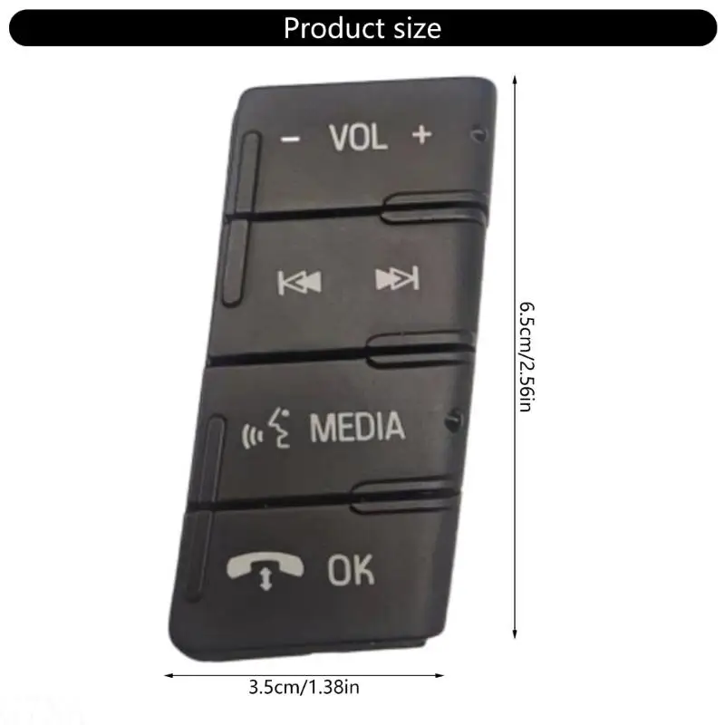 

G7NA Ergonomic Sound Cruise Steering Wheel Control On Off Right Side for F150 AL3Z9C888CA On Off Functionality Plastic Design