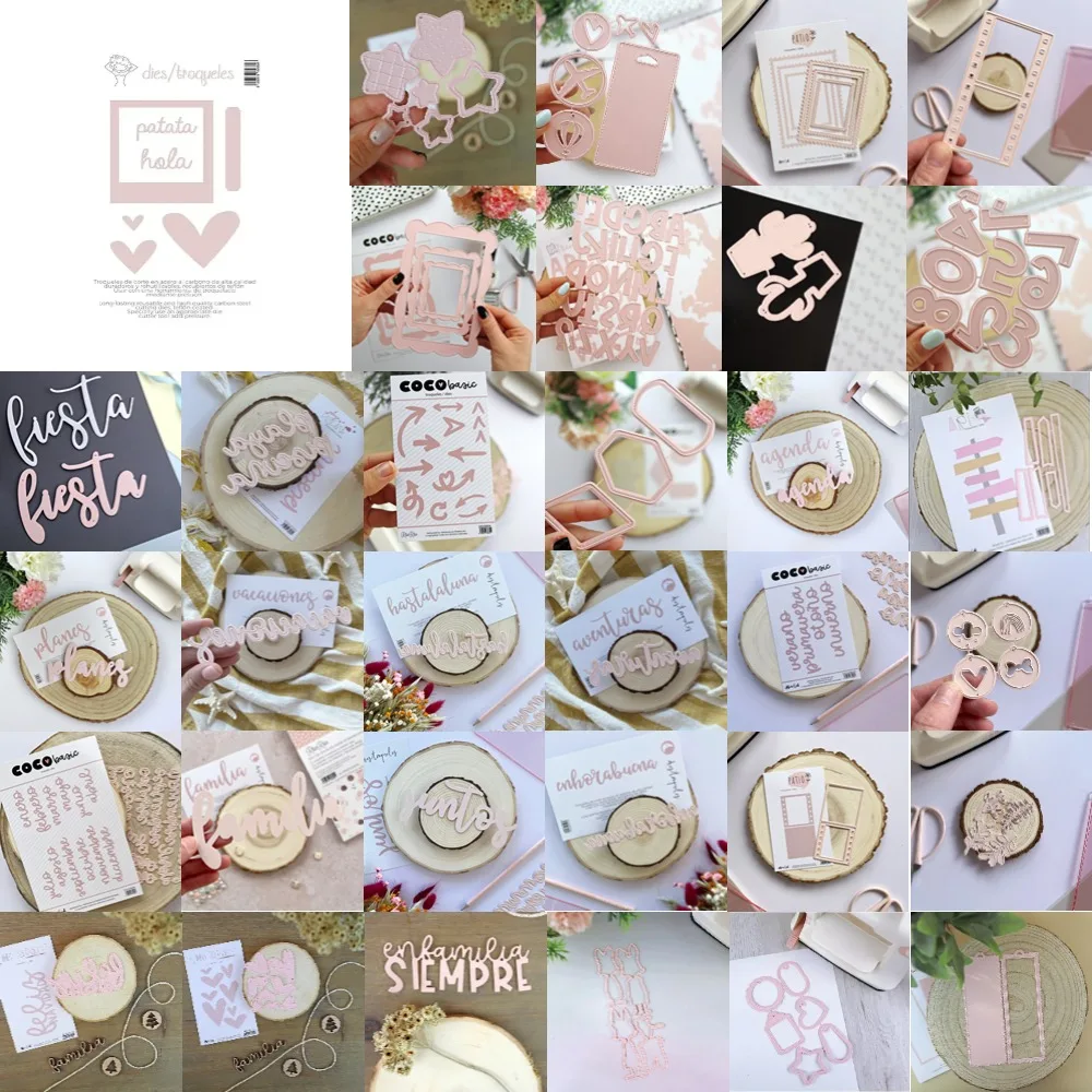 ใหม่ตัดโลหะตายสําหรับ Scrapbooking กระดาษหัตถกรรม Handmade ป้ายและภาพยนตร์การ์ดอัลบั้ม Punch Art CUTTER Letter Pentagram กล่อง