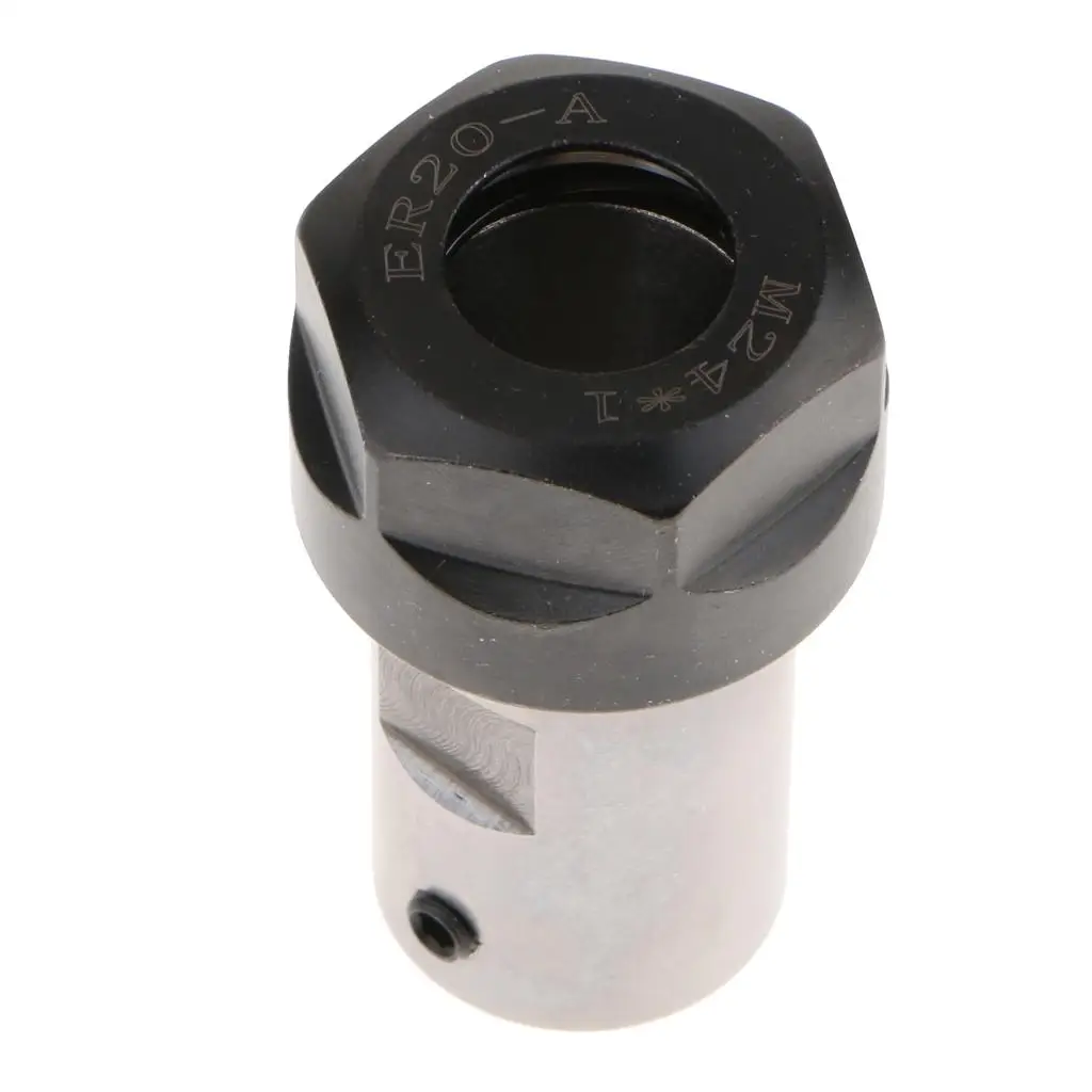 ER20 14mm Collet Clamping Nut Chuck Motor Shaft Extension Rod