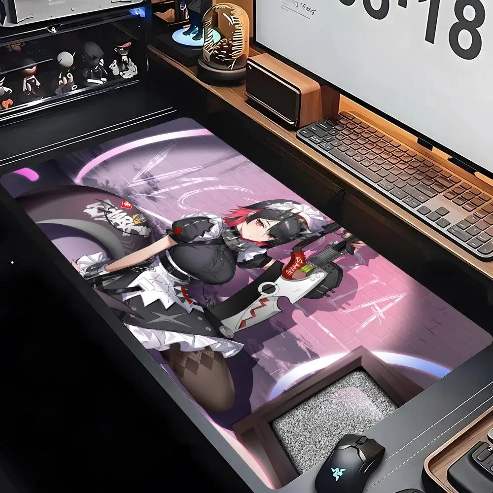 Zenless Zone Zero Ellen Joe Mouse Pad Kawaii Maid Attire Anime Girl Mousepad XXL Laptop Gaming Keyboard Rug PC Extended Desk Mat