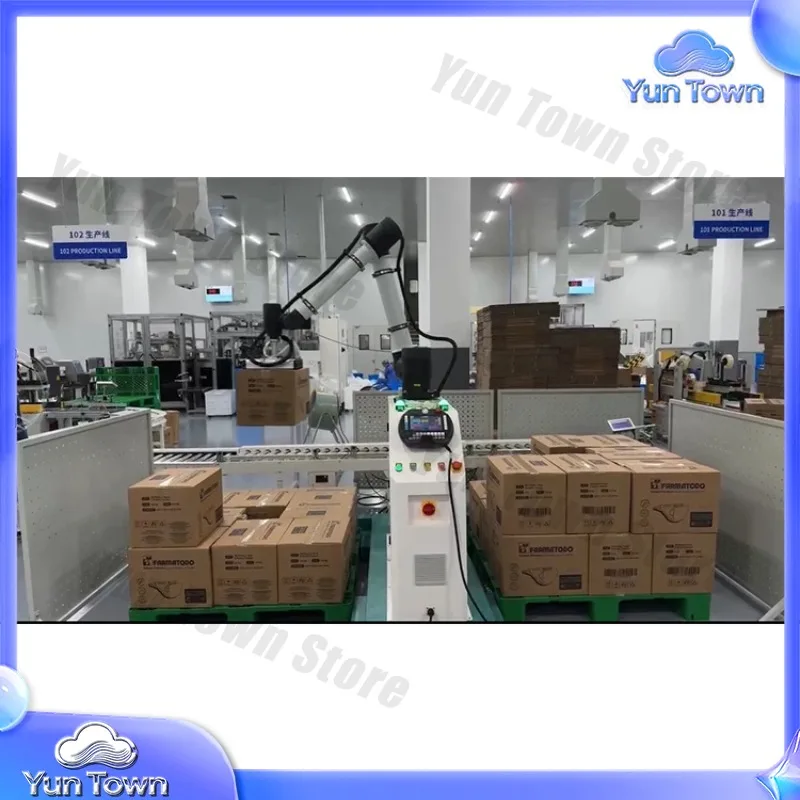 for Automatic Robotic Palletizer Machine for Industrial Packaging Equipment Portable Palletizing System Warehouse Automation