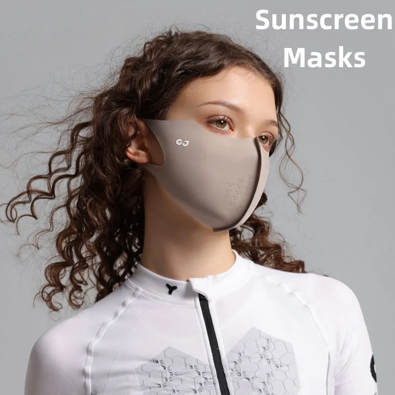 

Summer Outdoor Sports Riding Sunscreen Ice Silk Mask Men and Women UV Eye Protection Three-dimensional Mask Breathable