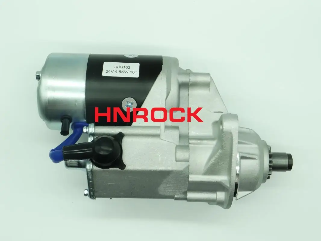 

NEW HNROCK Starter Motor for PC200-6 S6D102 , 228000-0630 228000-0631 600-863-4110 6008634210 3675248RX