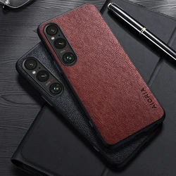 Case For Sony Xperia 1 V IV III VI VII 10 V IV III VI VII 5 II III IV V Simple Design Luxury Leather Business