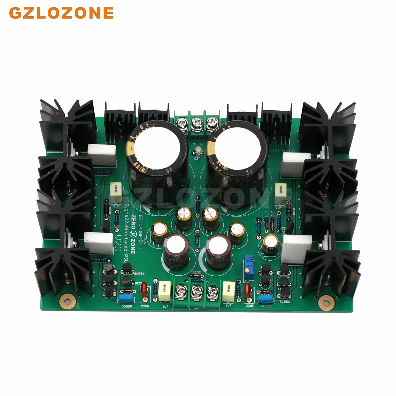 

Sigma22 Regulated Power Supply Board For Beta 22 β22 Amp DIY +/-5V To +/-36V Nichicon 10000UF/50V Capacitance