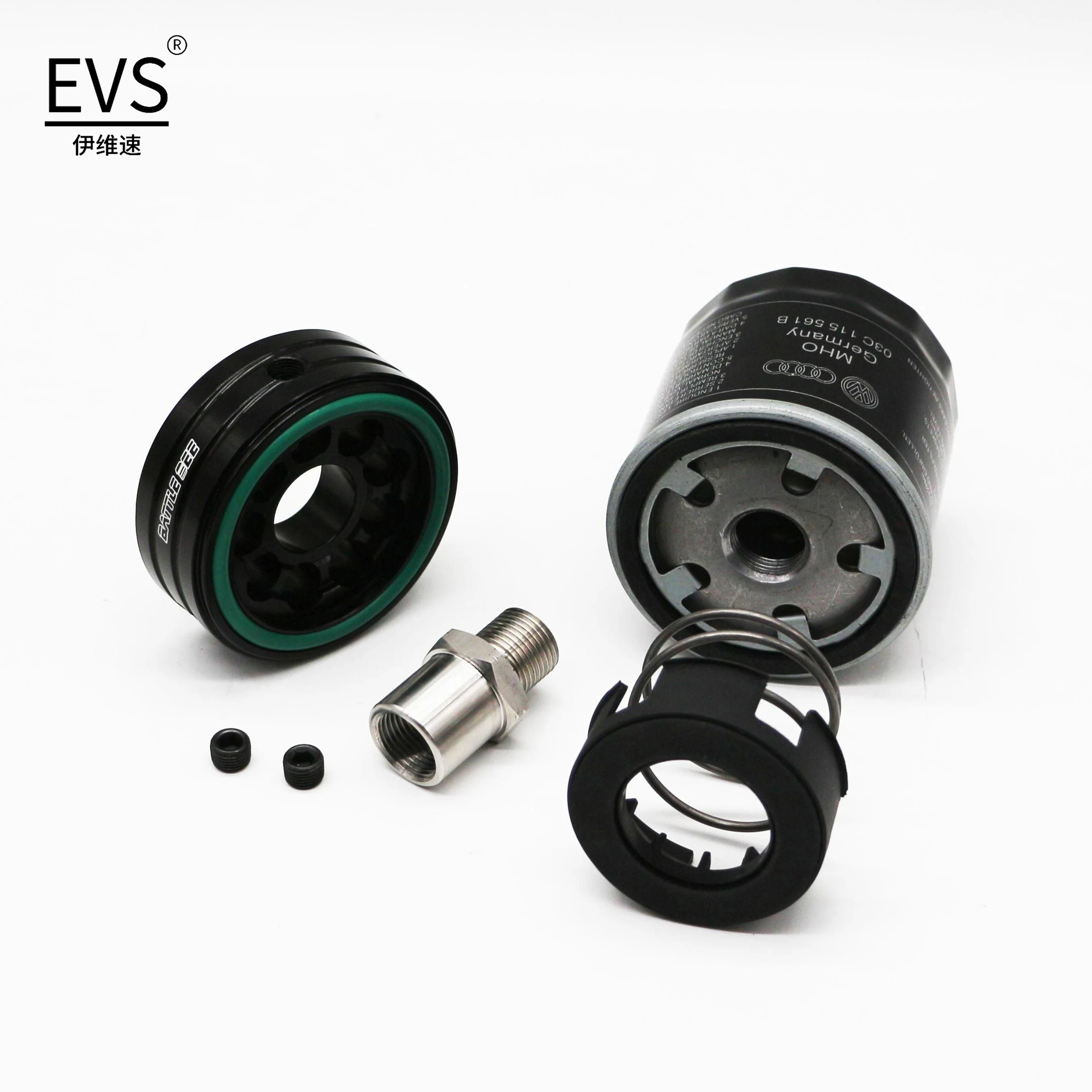 VAG EA111 Sandwich Oil-Filter Adapter Oil temp oil pressure gauge sensor Plate for Volkswagen audi BB-UOA-003-EA111